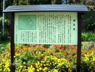 田頭城の案内板