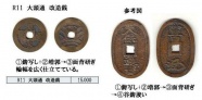 R11 密鋳寛永 大頭通改造銭 R11 密鋳寛永 大頭通改造銭