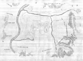 宮野城包囲布陣図（「二戸郡誌」と推定） 